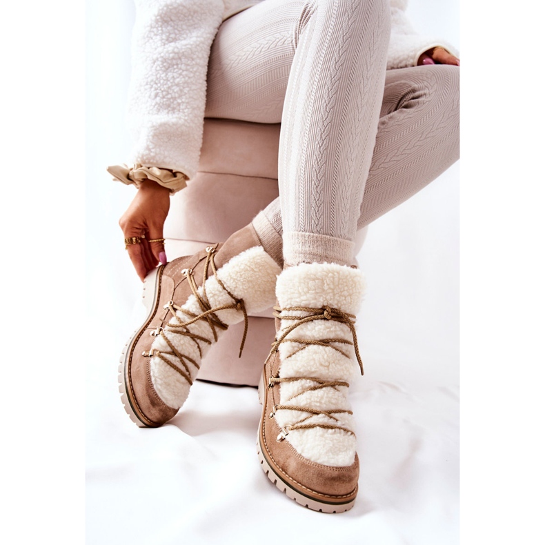 Stivali caldi Trappers Beige Jiliana 2