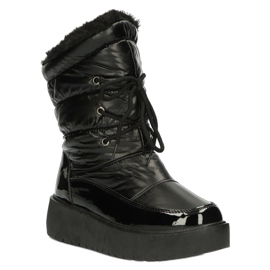 Stivali da neve allacciati neri Filippo DBT3403 nero 6
