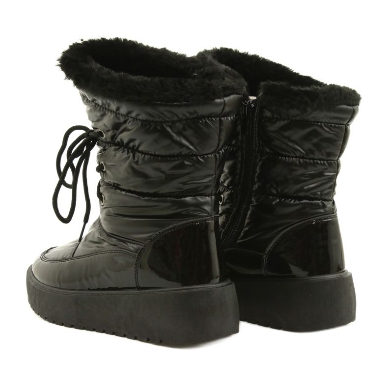 Stivali da neve allacciati neri Filippo DBT3403 nero 3