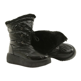 Stivali da neve allacciati neri Filippo DBT3403 nero 4