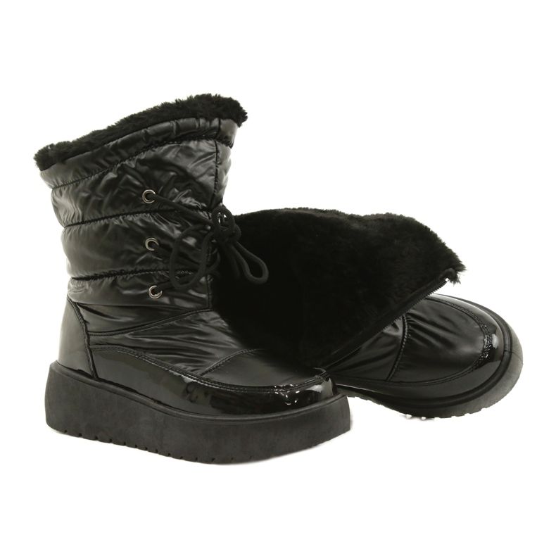 Stivali da neve allacciati neri Filippo DBT3403 nero 4