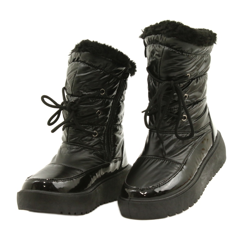 Stivali da neve allacciati neri Filippo DBT3403 nero 2