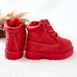 FR1 Stivali Warm Trappers per bambini Red Dexter rosso 1