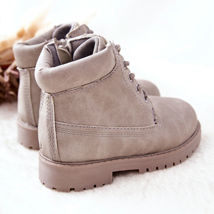 FR1 Stivali Trappers per bambini con cerniera Grey Dexter grigio grigio 1