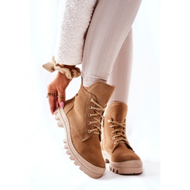 PF1 Stivali Scamosciati Caldi Camel Annabeth beige 2