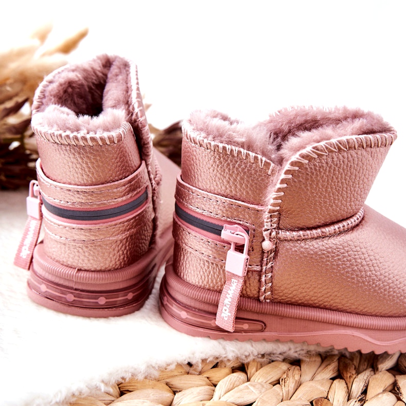 Stivali da neve rosa delle ragazze 1