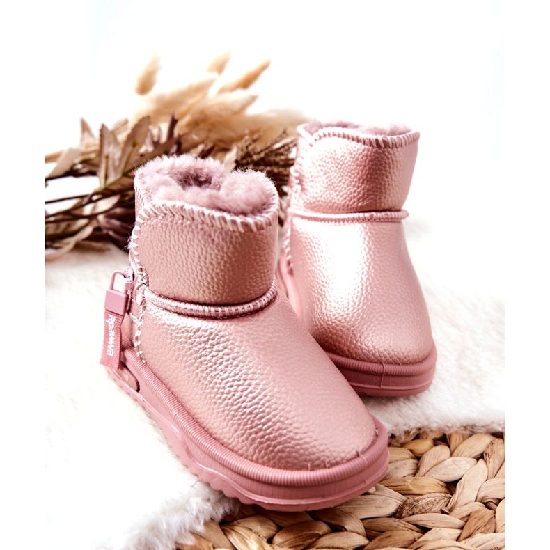 Stivali da neve rosa delle ragazze 2
