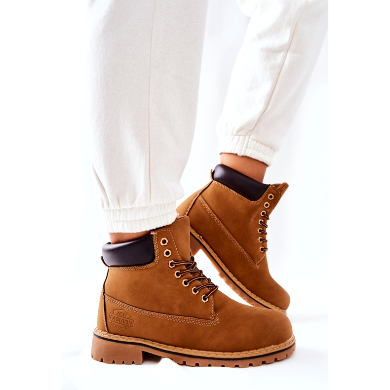 PH1 Trappers da donna Warm Dark Beige Crush giallo 3