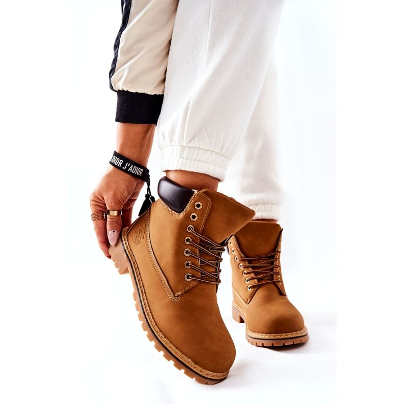 PH1 Trappers da donna Warm Dark Beige Crush giallo 4