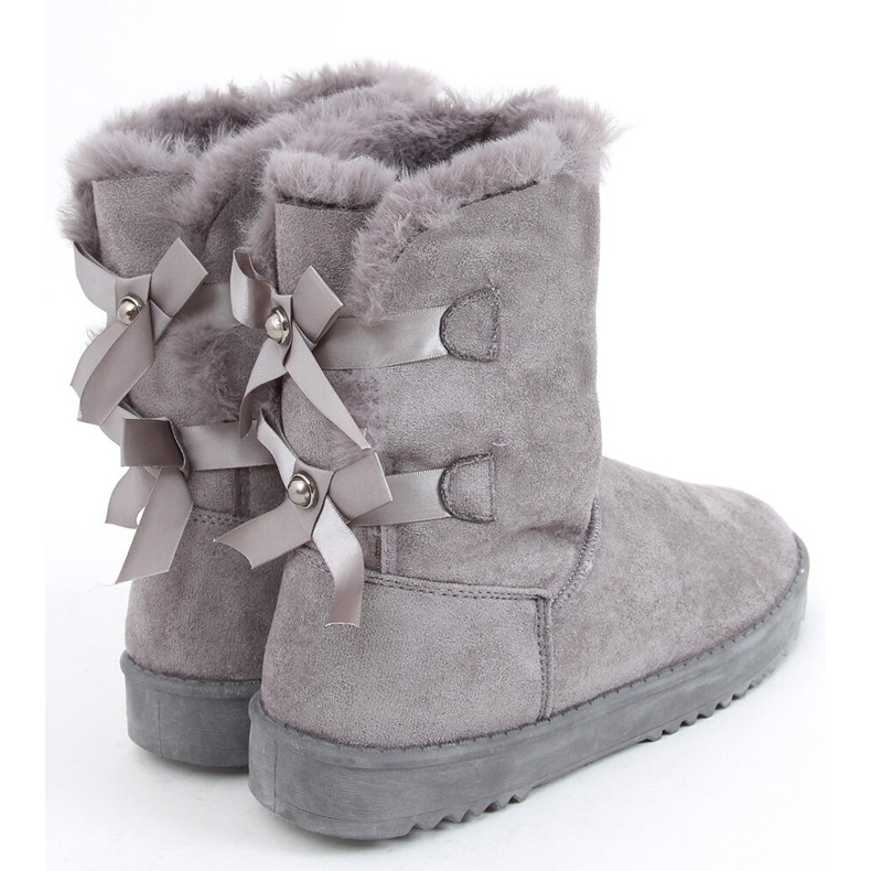 Doposci da donna con fiocchi Tosse Grey grigio 1