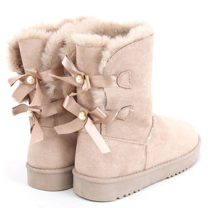 Doposci da donna con fiocchi Tosse Beige 1