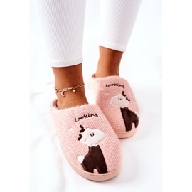 Pantofole calde Renna Rosa chiaro Jilly marrone 1