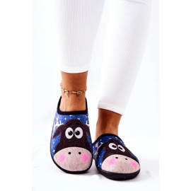Calde pantofole Fantasia renne Blue Elodie 2
