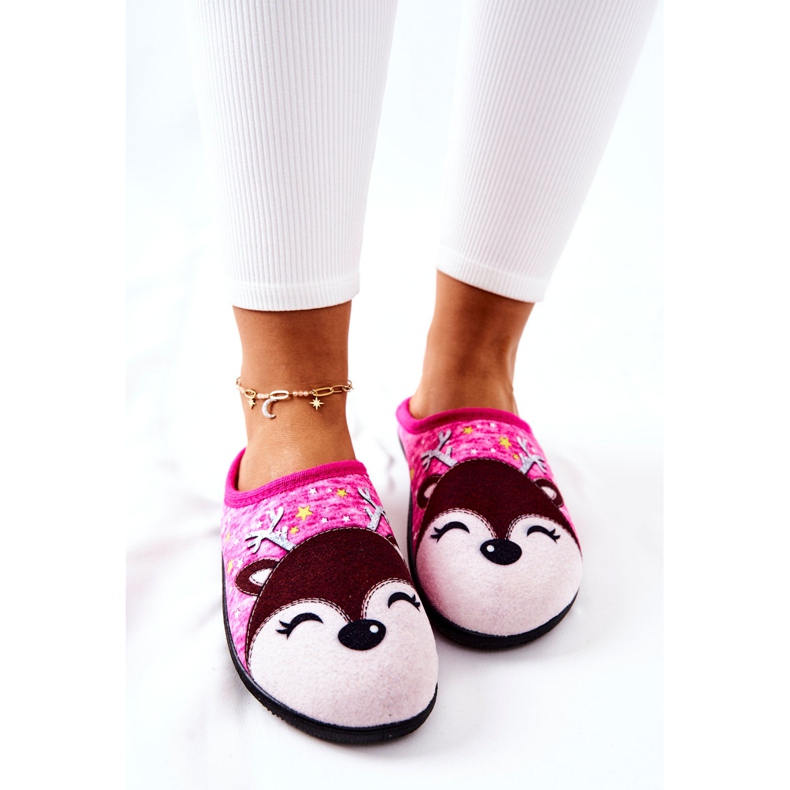 WJ1 Calde pantofole Renna Pink Taffy rosa 1