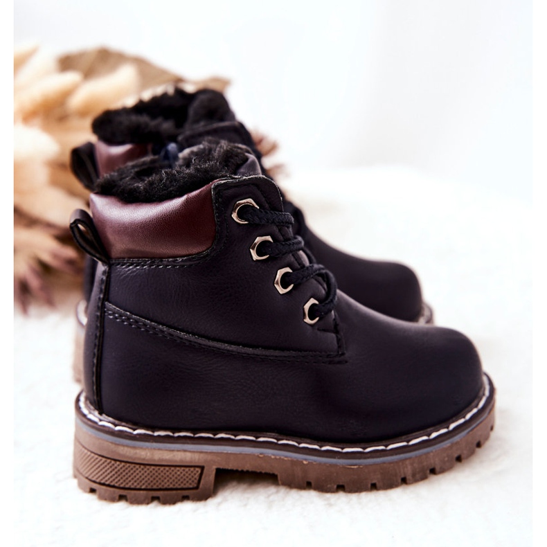 WT1 Stivali Warm Trappers per bambini Navy Blue Royals blu navy 2