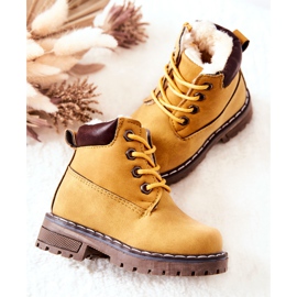 WT1 Stivali Warm Trappers per bambini Yellow Royals giallo 2
