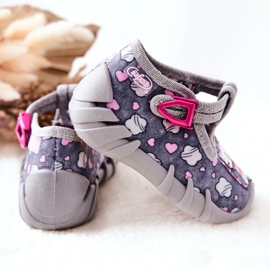 BEFADO S.A. Scarpe Pantofole Befado Kotki 110P326 Grigio 1