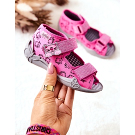 BEFADO S.A. Sandali Pantofole Befado Velcro Gatti 242P103 Rosa 1