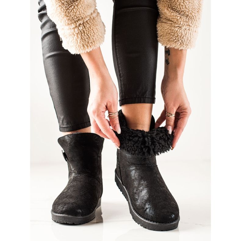 Evento Mukluki con glitter nero 1