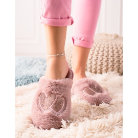 Evento Pantofole Con Un Cuore rosa d'oro 1