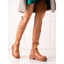 Sixth Sense Stivali di cammello alla moda beige 1