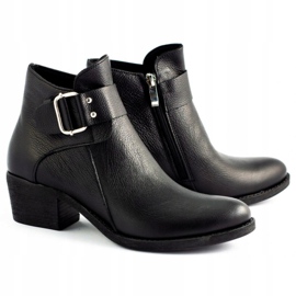 Olivier Stivali in pelle nera nero 2