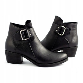 Olivier Stivali in pelle nera nero 5