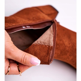 Stivali da donna Sergio Leone Cammello BT528 marrone 5