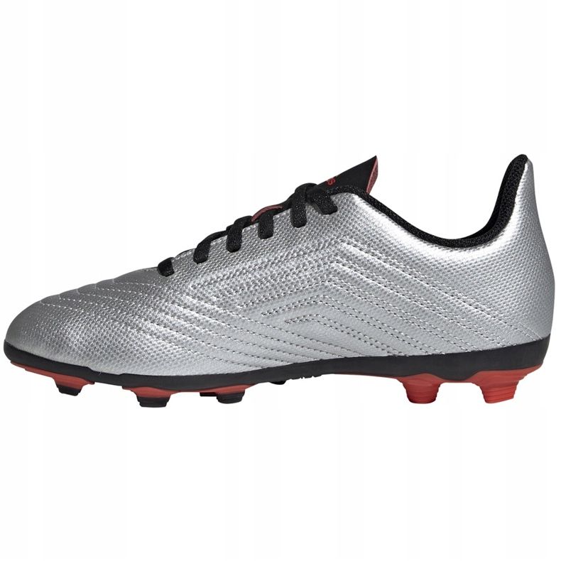 Scarpe da calcio Adidas Predator 19.4 FxG Jr G25822 argento 1