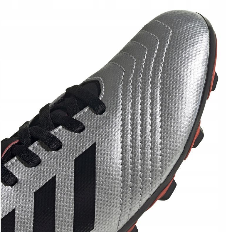 Scarpe da calcio Adidas Predator 19.4 FxG Jr G25822 d'argento 3