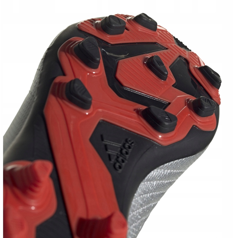 Scarpe da calcio Adidas Predator 19.4 FxG Jr G25822 d'argento 5