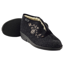 Ciabatte da donna Dr.ORTO Befado con pelliccia di pecora 031d028 grigio 4