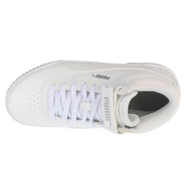 Scarpe Puma Carina Mid Jr 374440-01 bianca 2