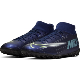 Scarpa da calcio Nike Mercurial Superfly 7 Academy Mds Tf M BQ5435 401 blu navy 3