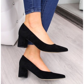 Décolleté Juma W CIT2711D in suede pillar nero 2