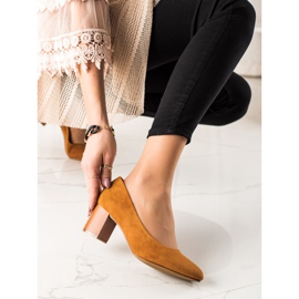 M.Daszyński Pompe cammello marrone giallo 1