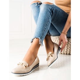 M.Daszyński Ballerina Zeppa Con Fiocco beige 1