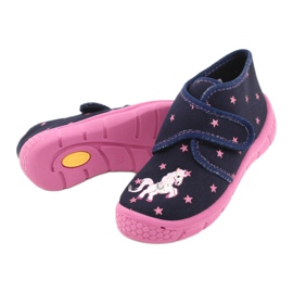 Scarpe per bambini Befado 538P015 blu navy rosa 4