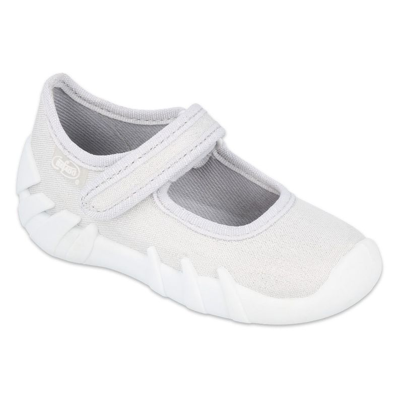 Scarpe veloci argento per bambini Befado 109P222 bianco 1