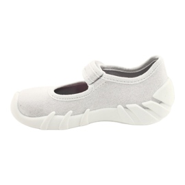 Scarpe veloci argento per bambini Befado 109P222 bianco 2