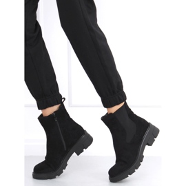 Hege Stivaletti Chelsea in camoscio nero 1