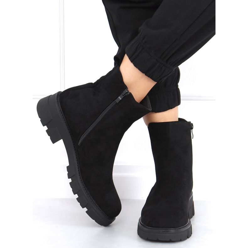 Hege Stivaletti Chelsea in camoscio nero 2