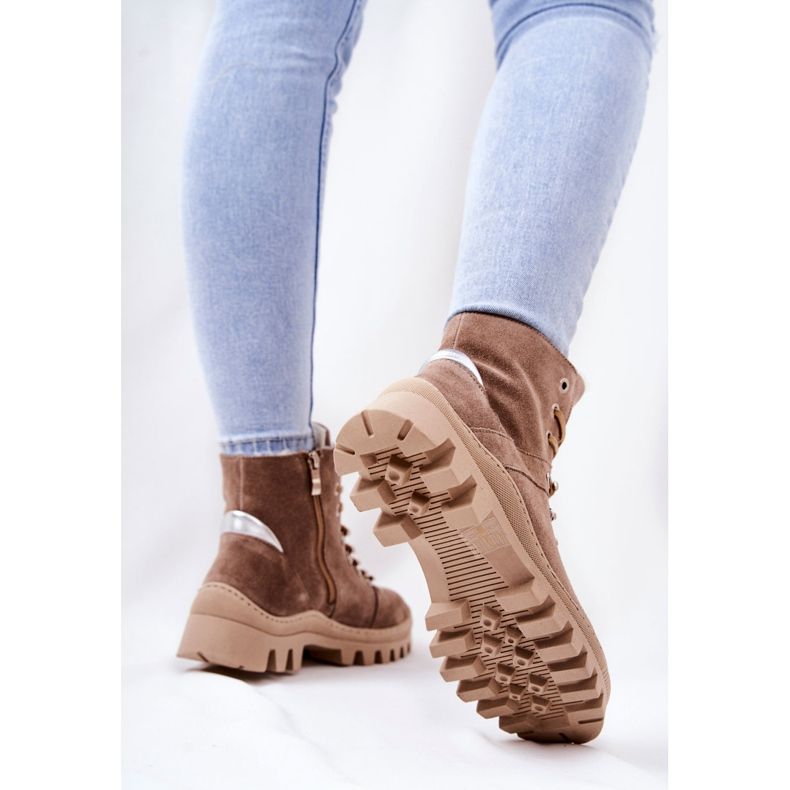 PF1 Stivali Scamosciati Caldi Sand Tempesta Di Sabbia beige 2