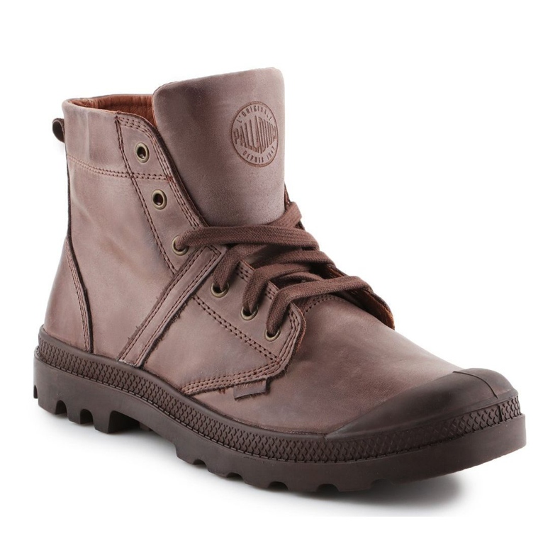 Palladium Palladio Pallabrouse Lea 2 M 03079-271 scarpe marrone 3