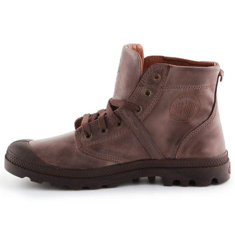 Palladium Palladio Pallabrouse Lea 2 M 03079-271 scarpe marrone 4