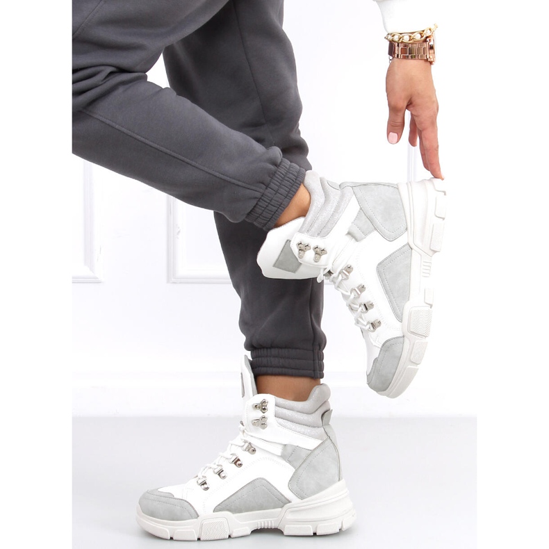 Sneakers alte Brita LT.GREY bianca grigio 1