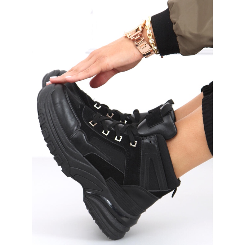 Sneaker alte Diana nere nero 1