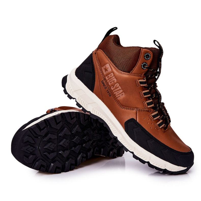 Scarpe sportive alte Big Star II174179 Marrone nero 4