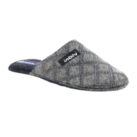 Befado Scarpe da uomo Inblu 155M009 grigio 1