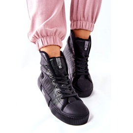 Sneakers da donna Big Star II274155 nere isolate nero 5